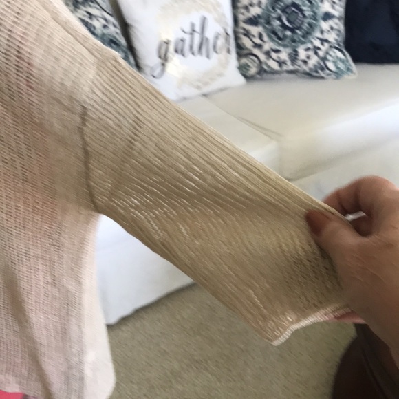 Lightweight open weave cardigan by Alfani NWOT - Picture 4 of 8